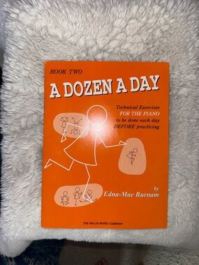 A Dozen A Day Book Two - Orange Piano Exercise Book
